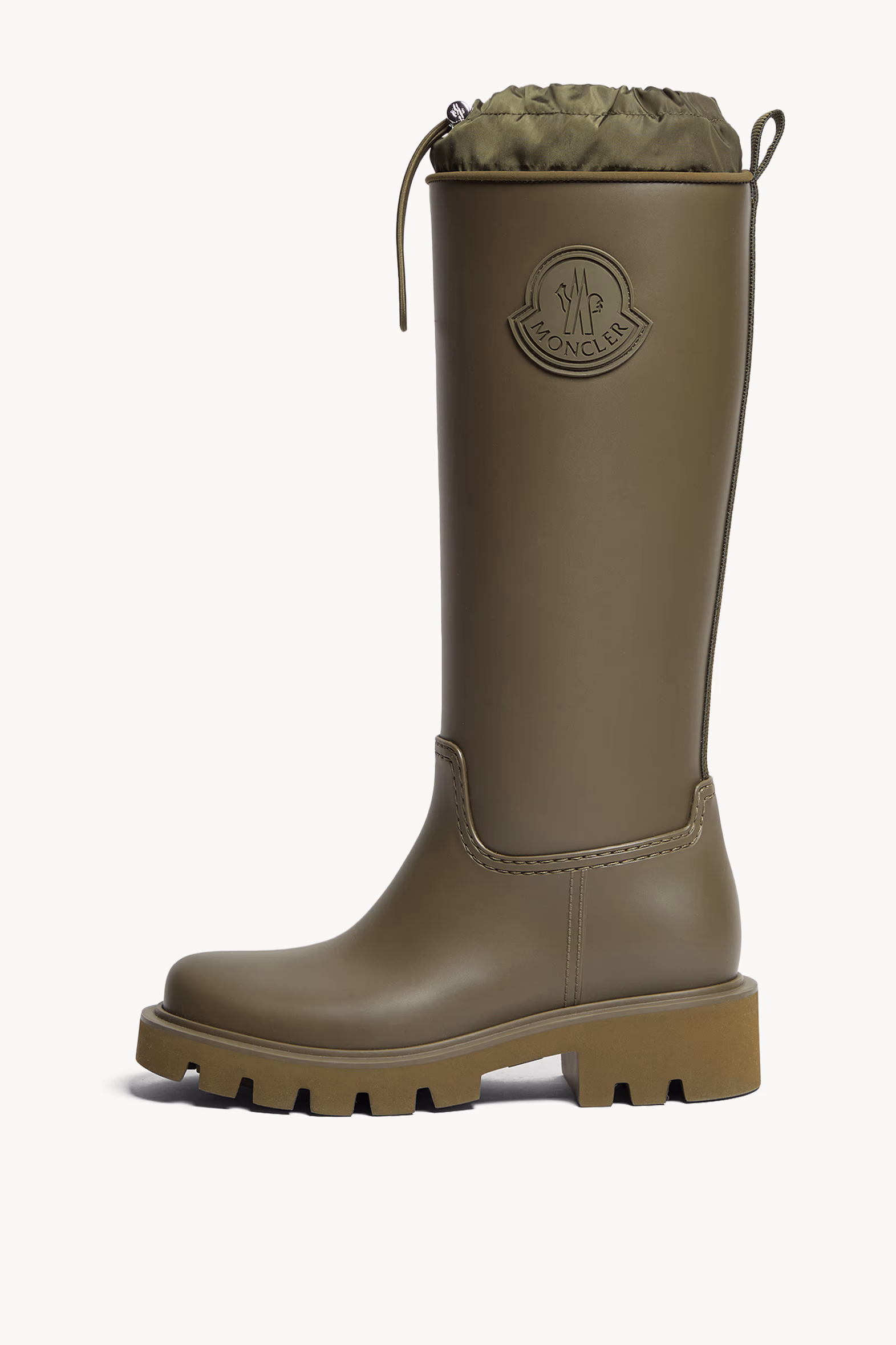 Bottes de pluie montantes Kickstream Femmes Vert Olive Moncler 0